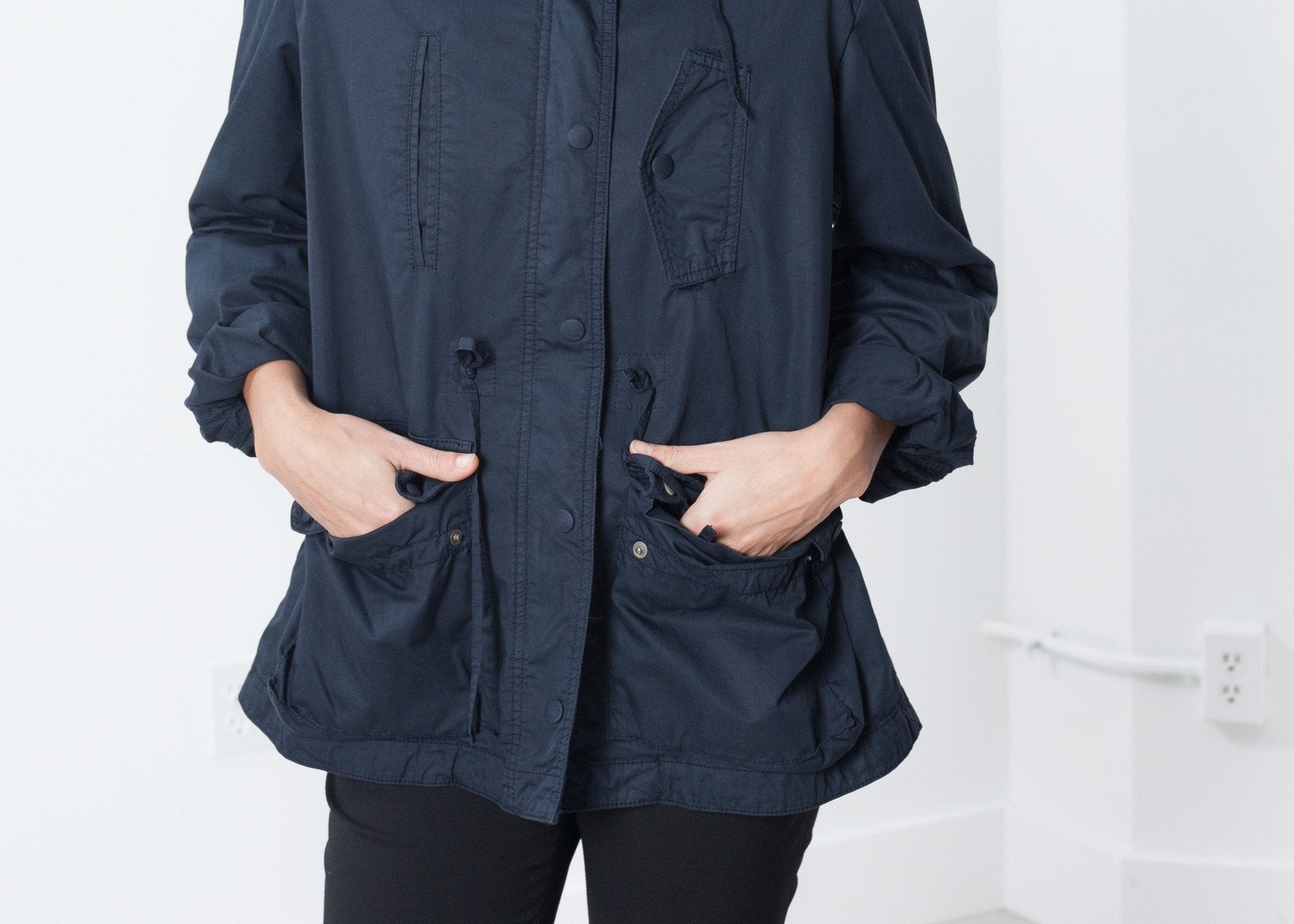 Marquee Coat in Steel - formtest11