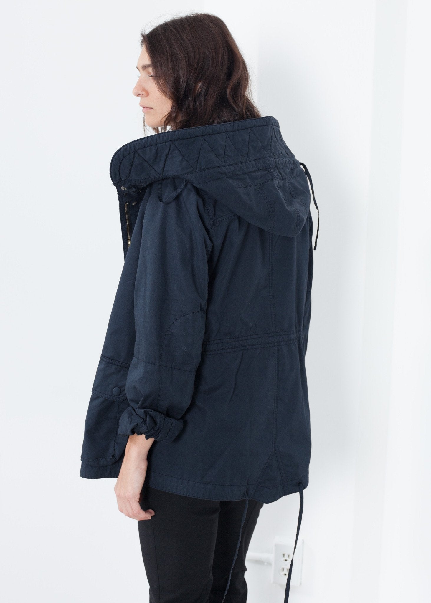 Marquee Coat in Steel - formtest11