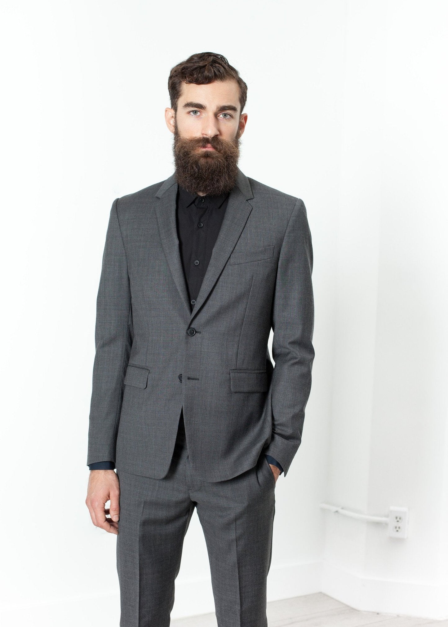 Men's Completo Suit in Grey - formtest11