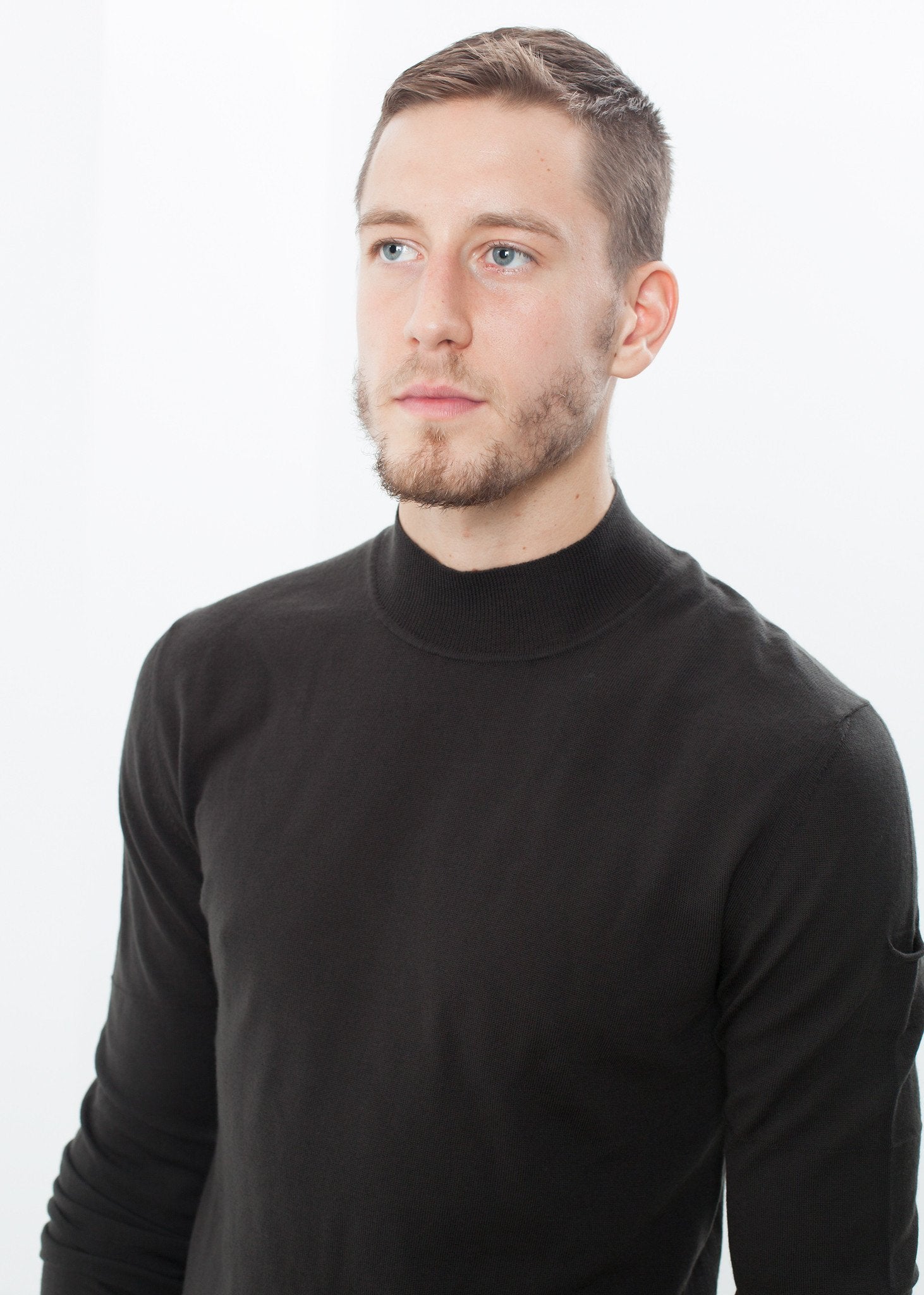 Merino Knit Turtleneck in Cavern - formtest11