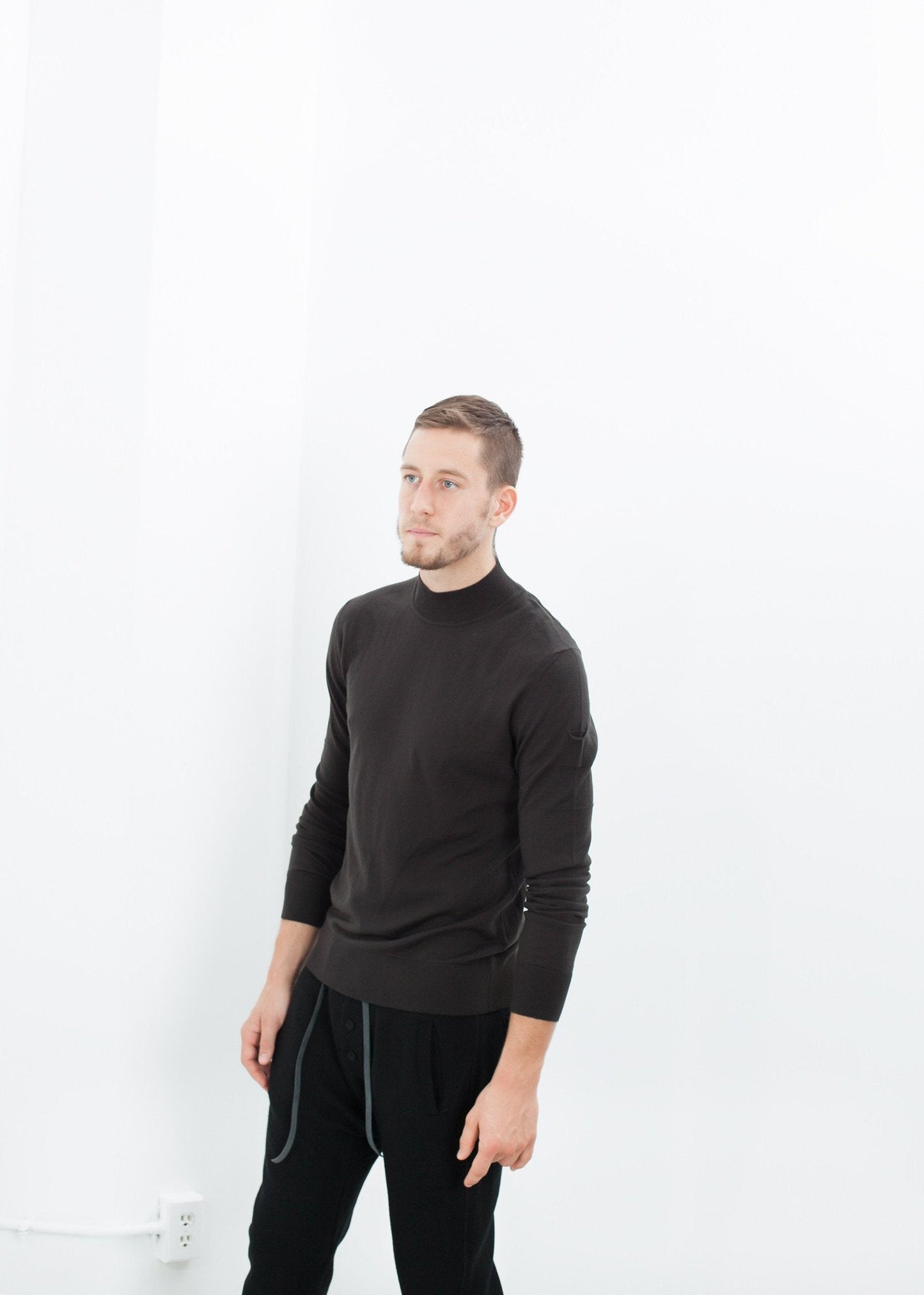 Merino Knit Turtleneck in Cavern - formtest11