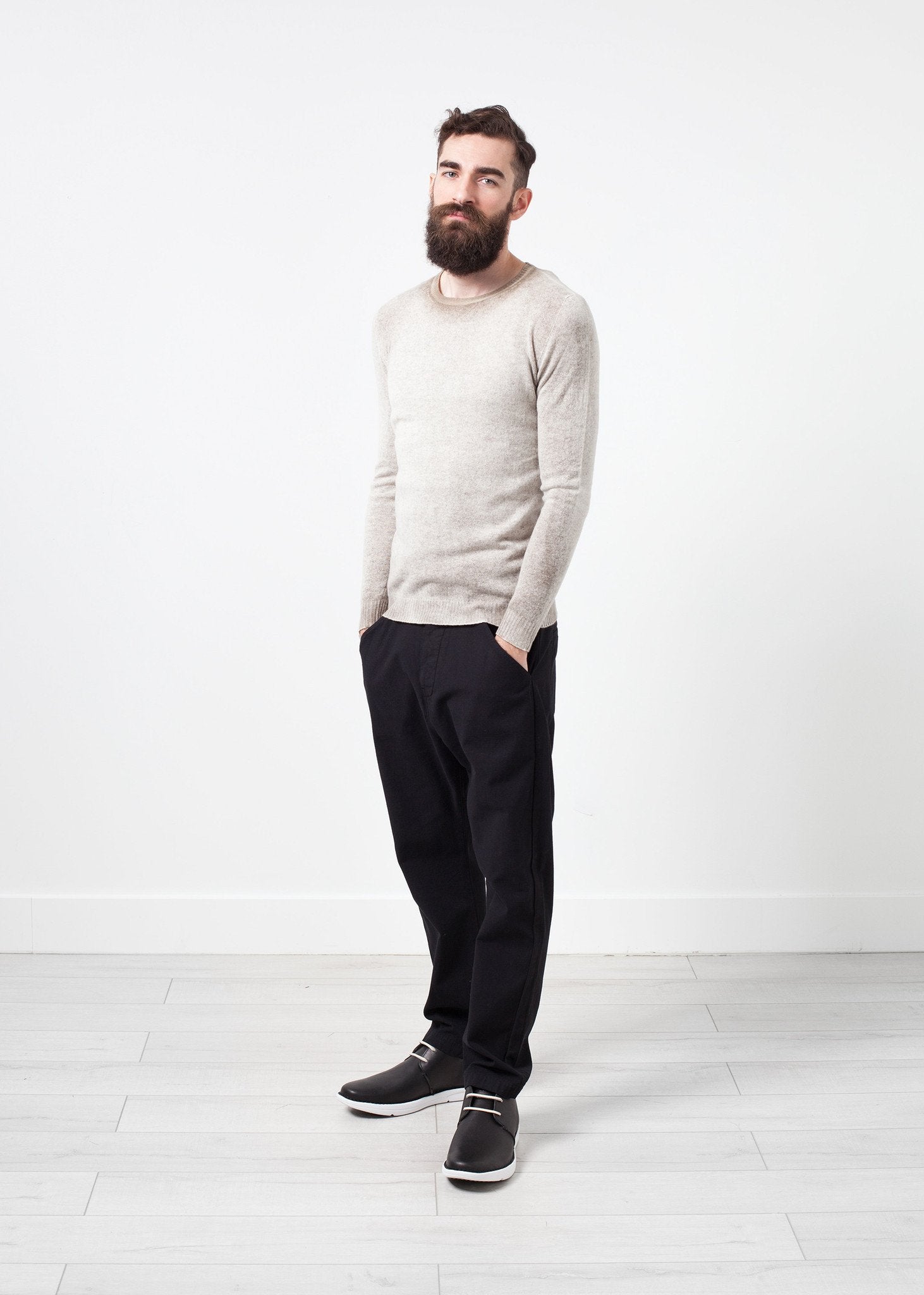 Mottled Cashmere Crewneck - formtest11