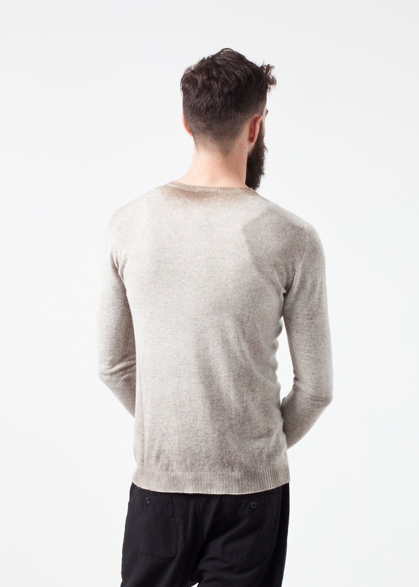 Mottled Cashmere Crewneck - formtest11