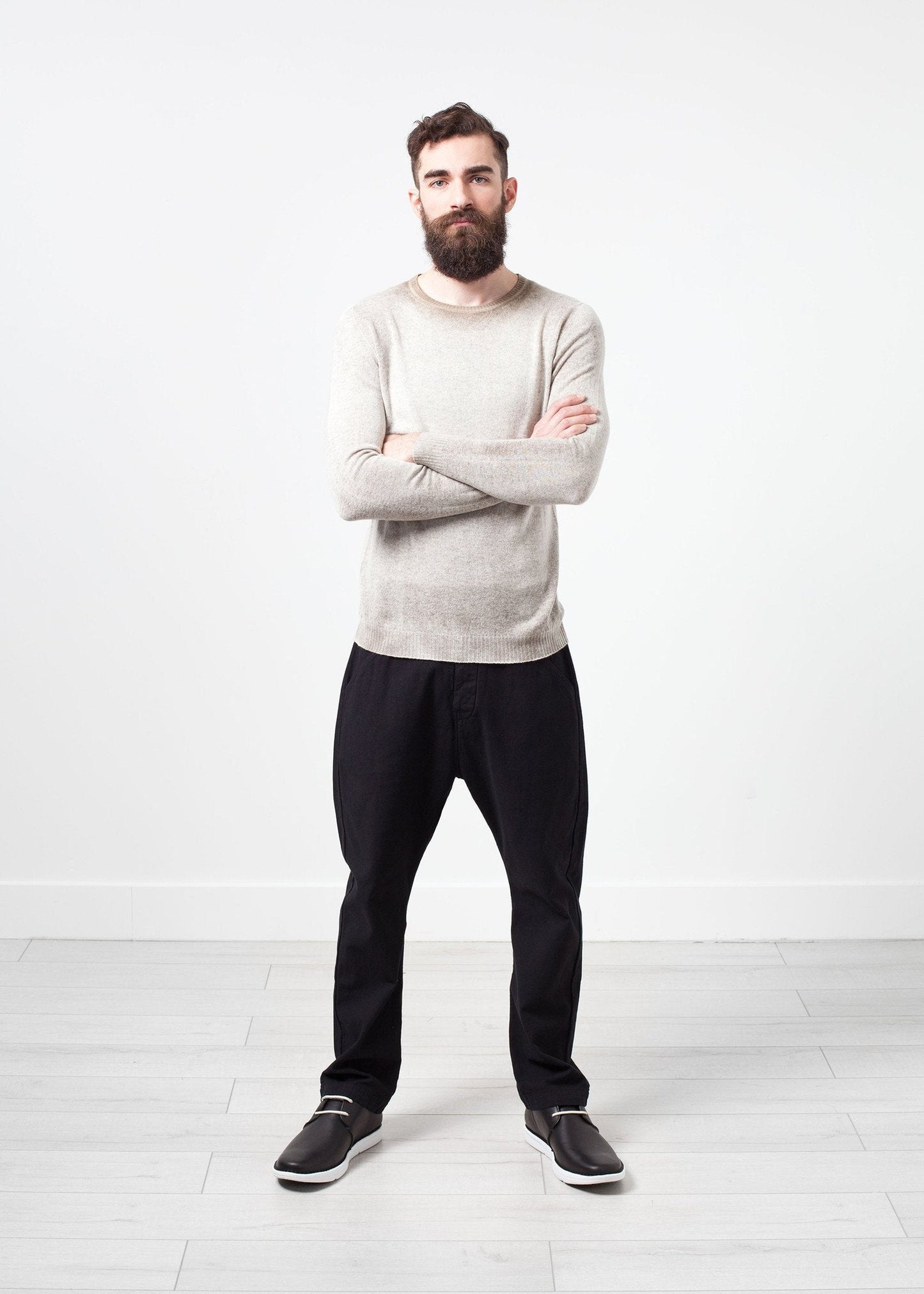 Mottled Cashmere Crewneck - formtest11