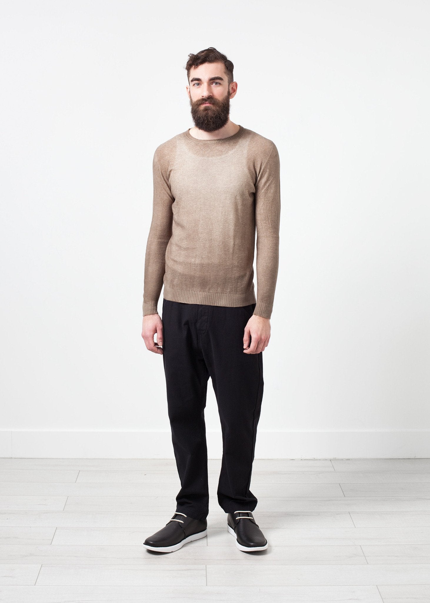 Mottled Cashmere Crewneck - formtest11