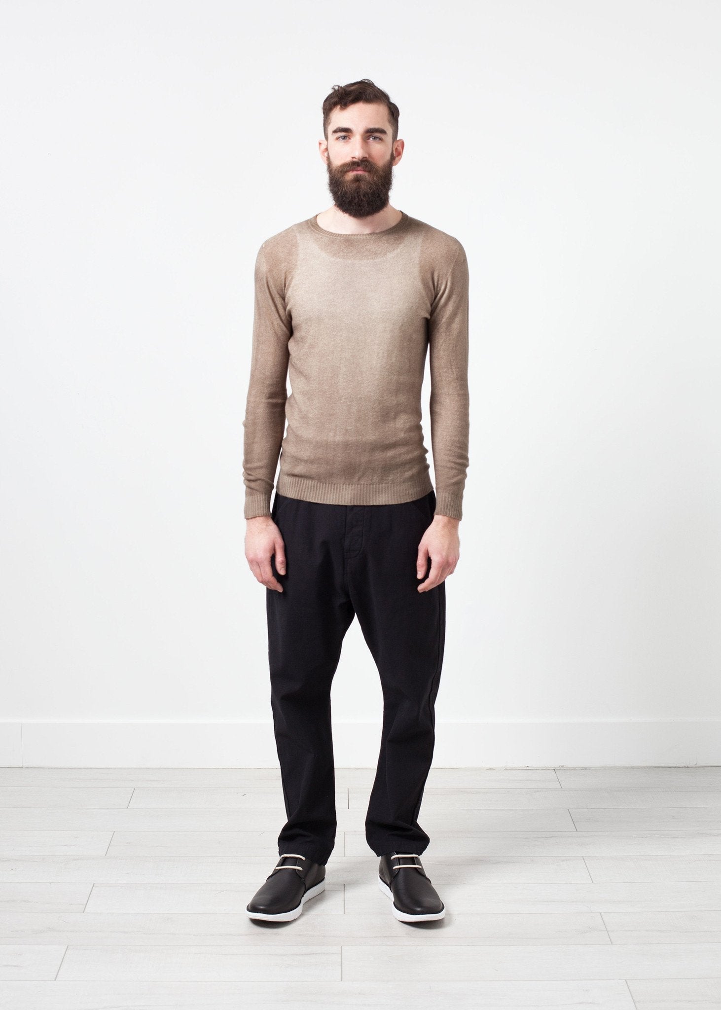 Mottled Cashmere Crewneck - formtest11