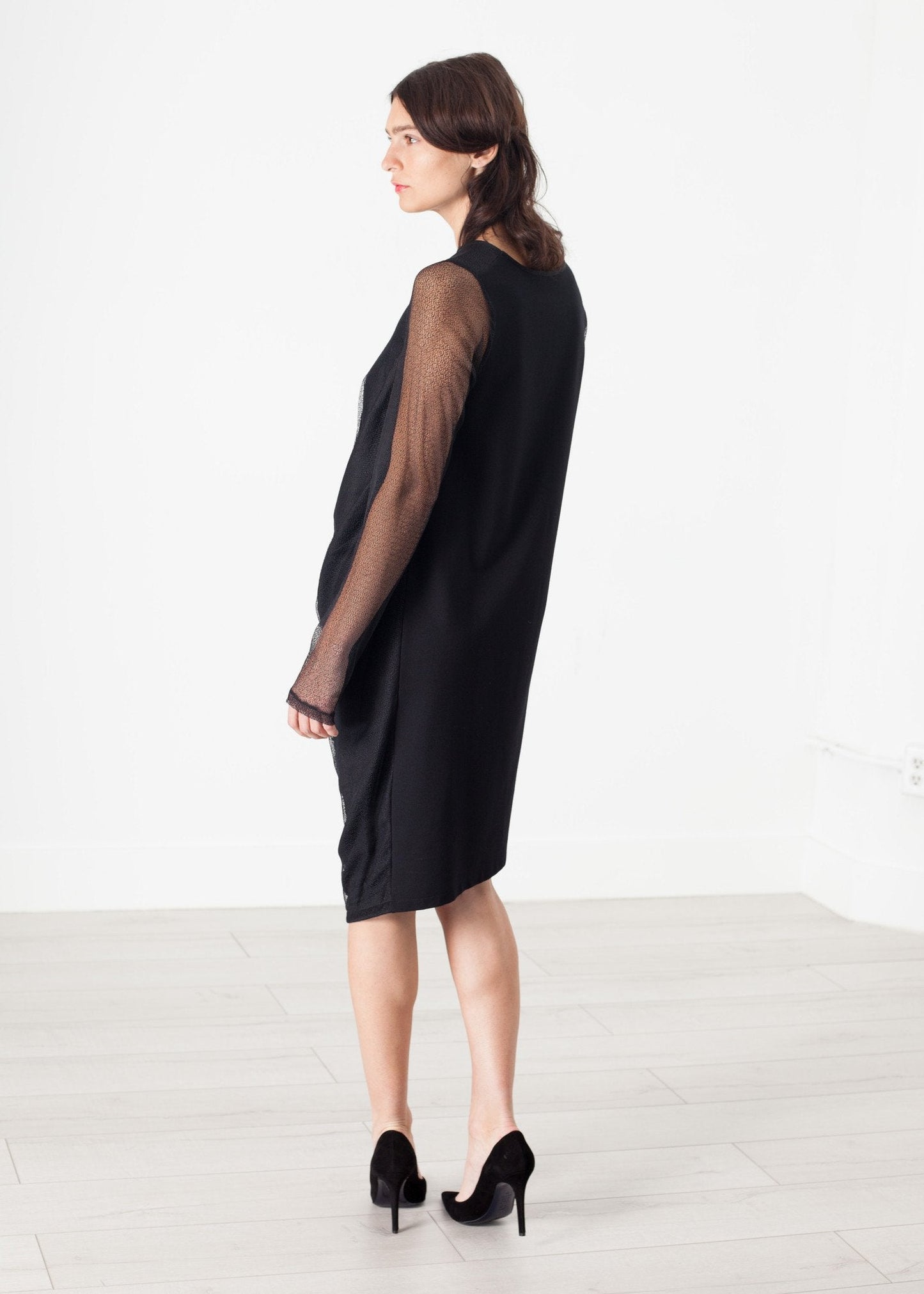 Net Dress in Black - formtest11