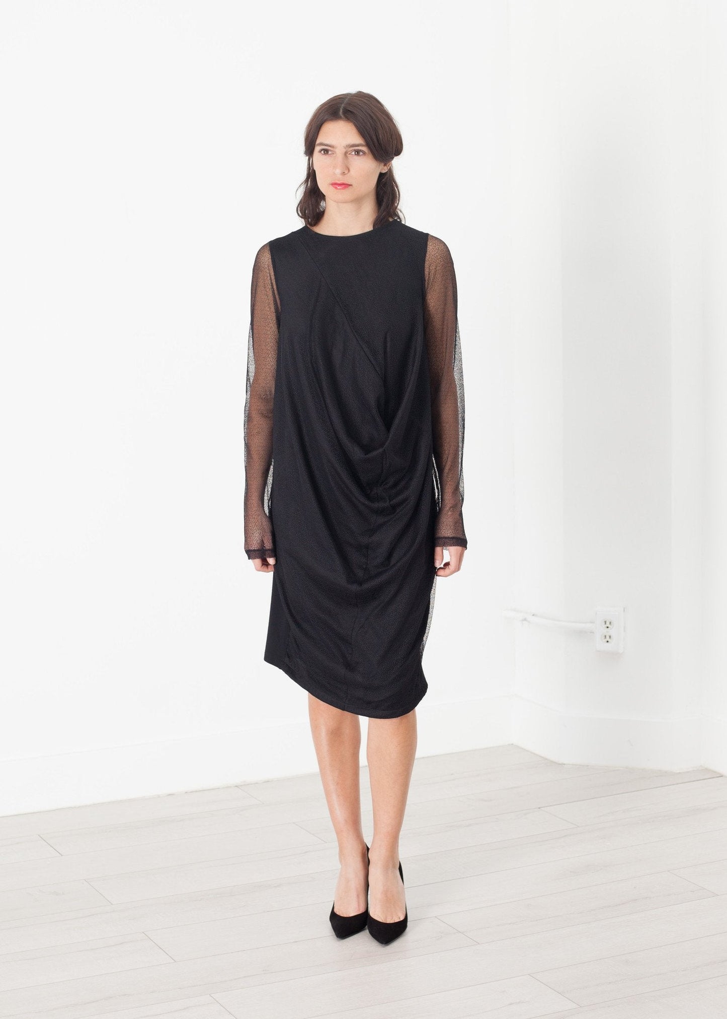 Net Dress in Black - formtest11