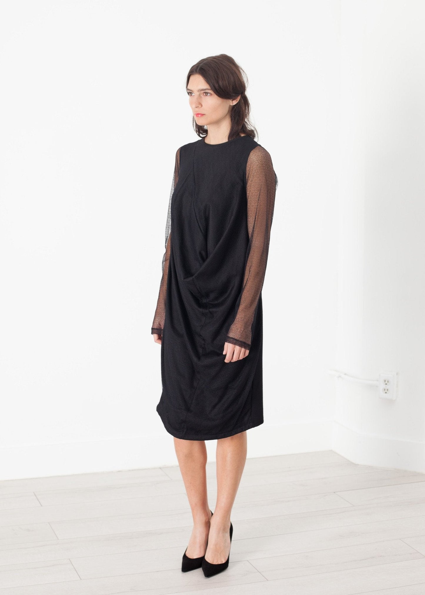 Net Dress in Black - formtest11