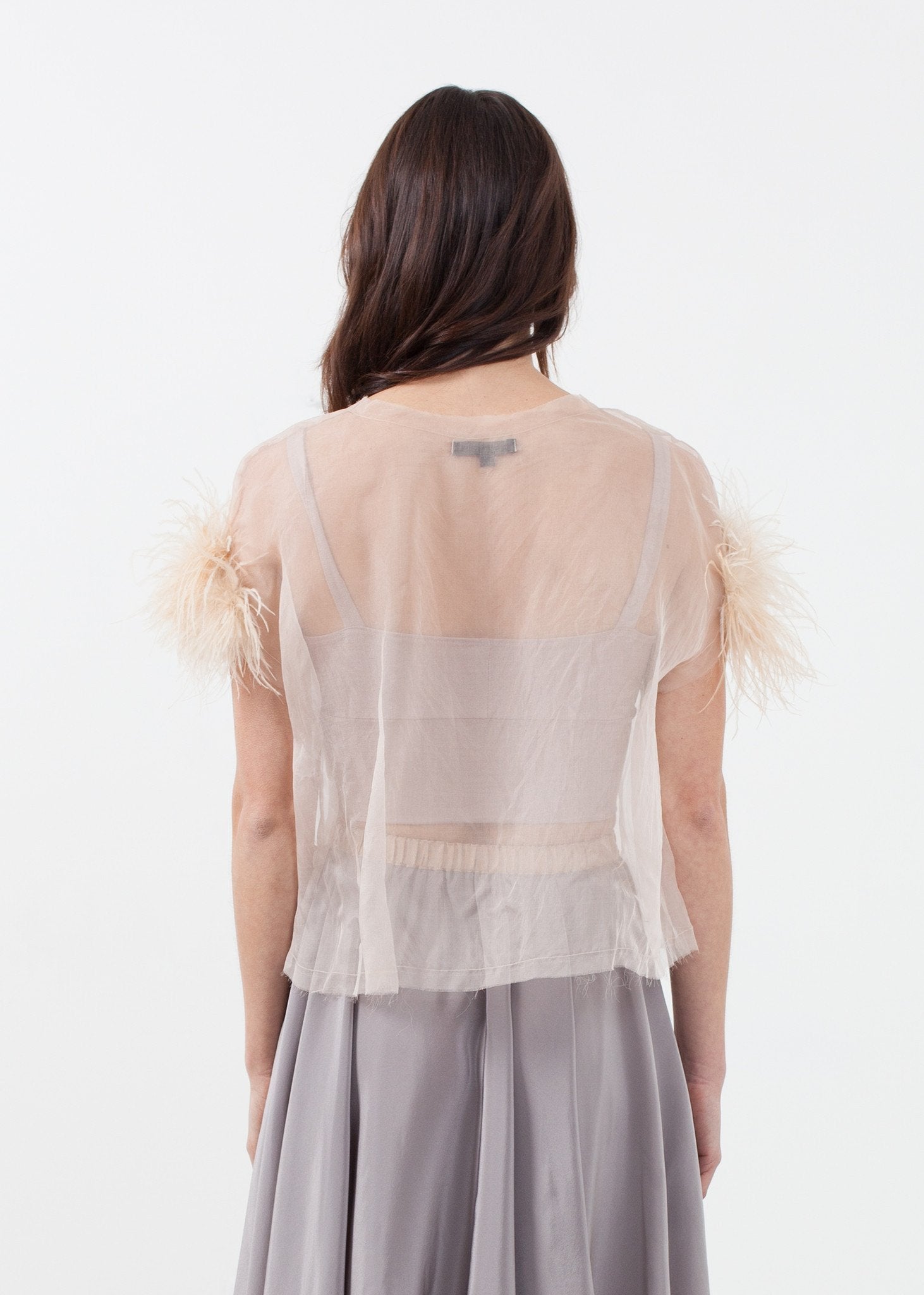 Organza Feather Top - formtest11