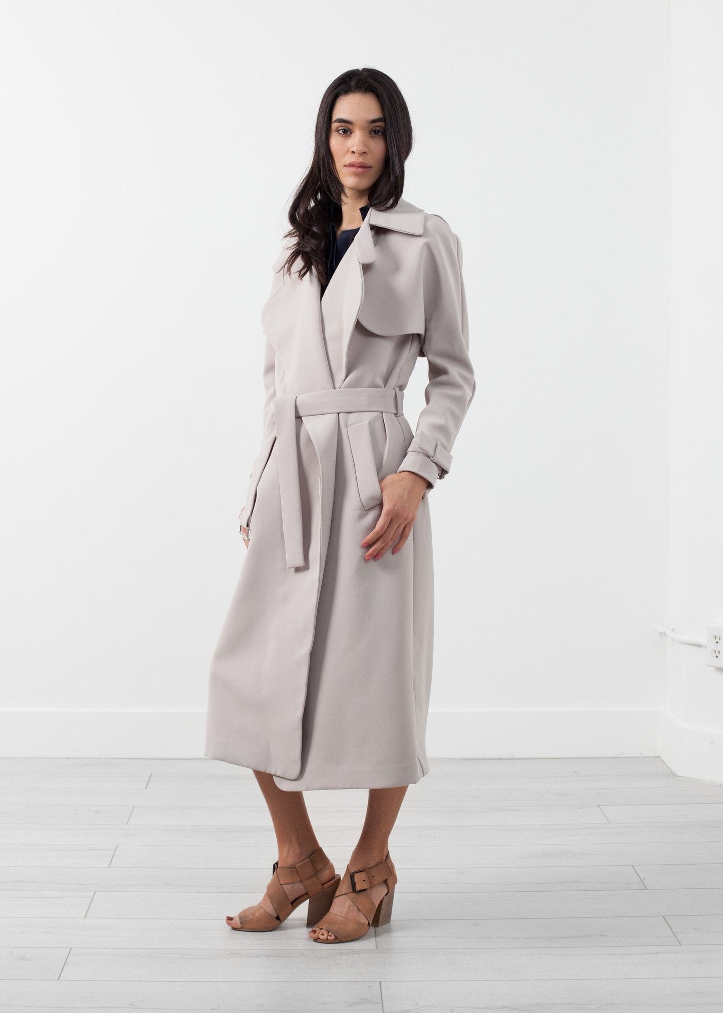 Orietta Coat in Tan - formtest11