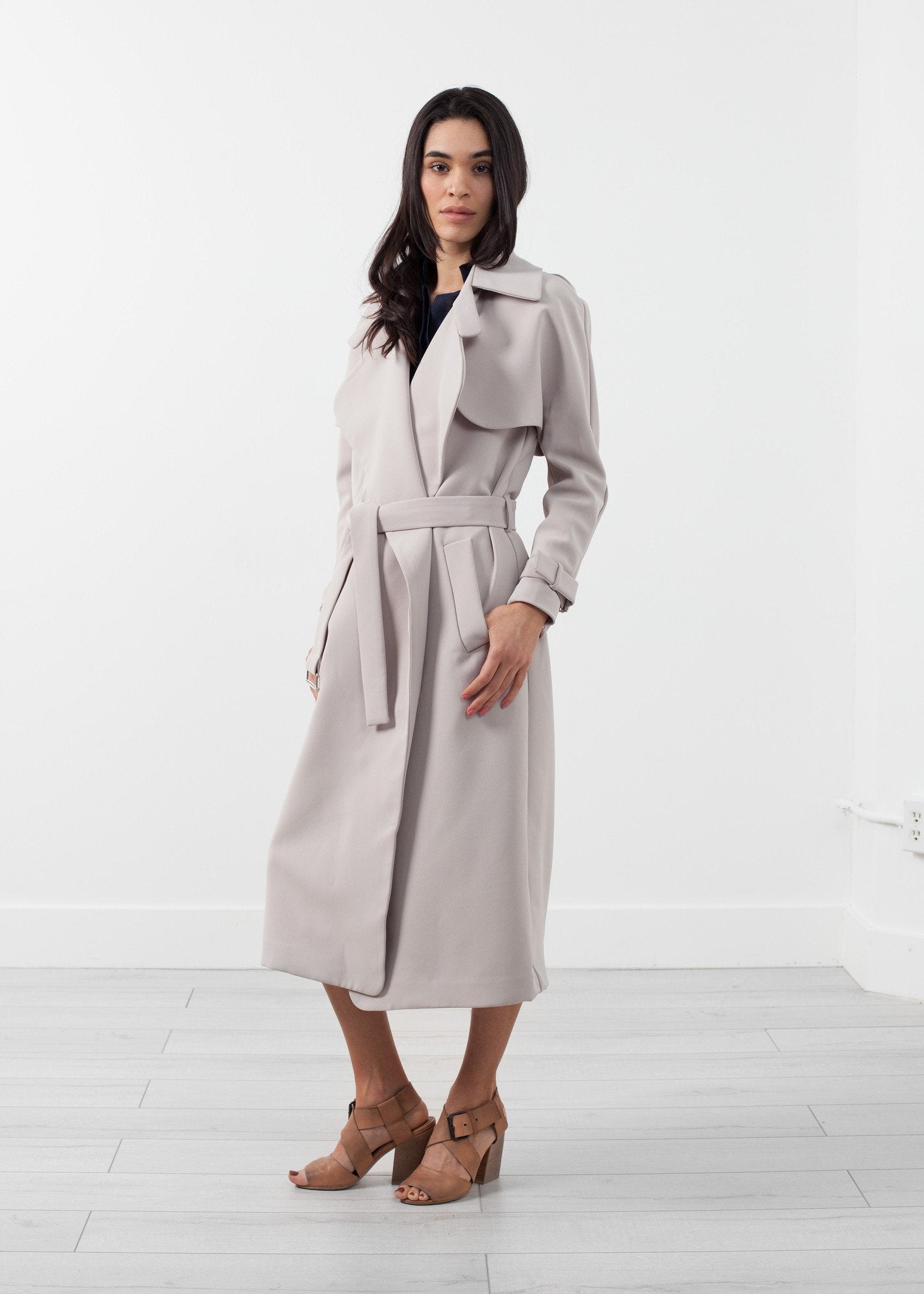 Orietta Coat in Tan - formtest11