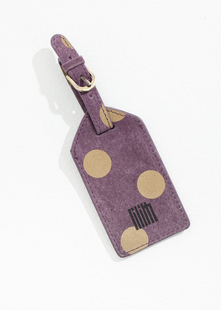 Oscar Luggage Tag in Blueberry - formtest11
