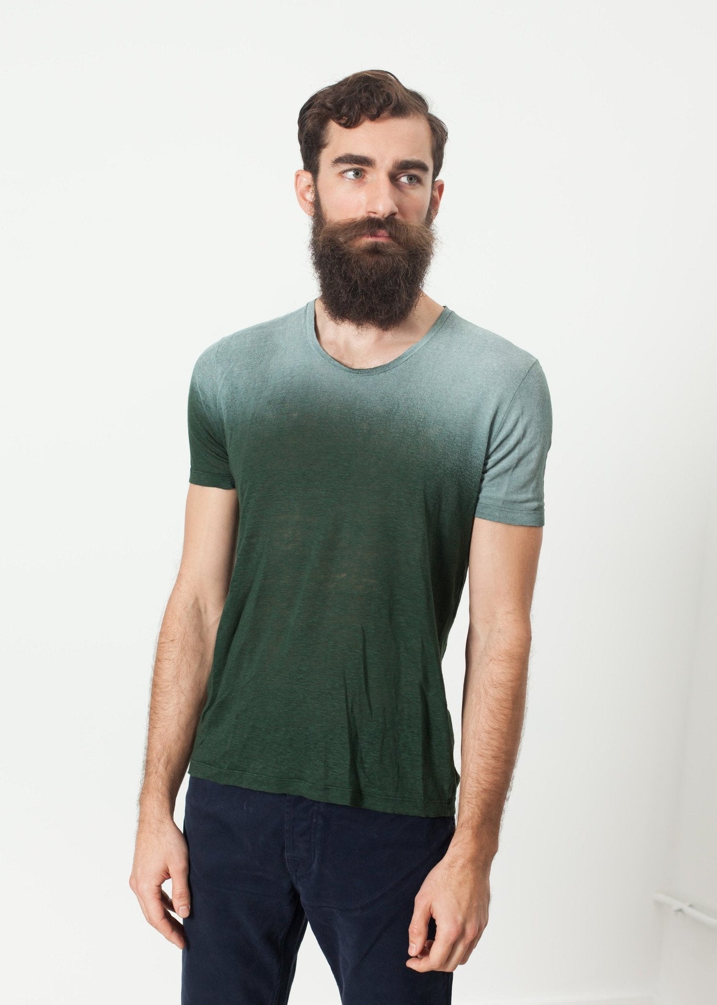 Overprint T-Shirt in Green - formtest11