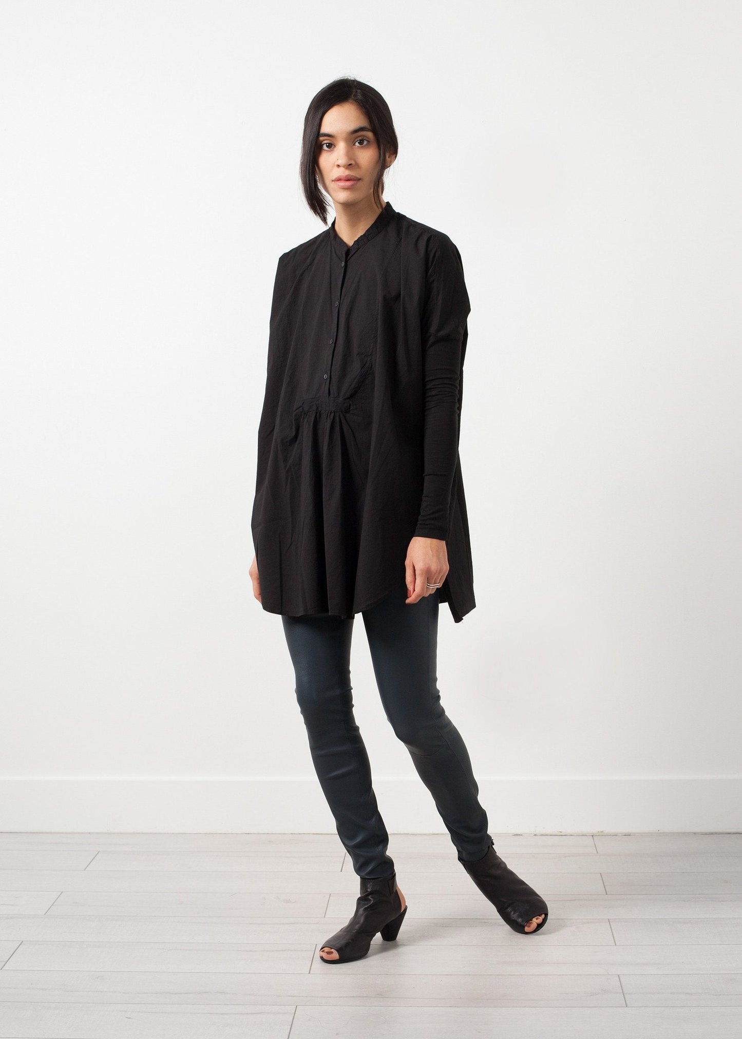 Oversized Bibbed Blouse - formtest11
