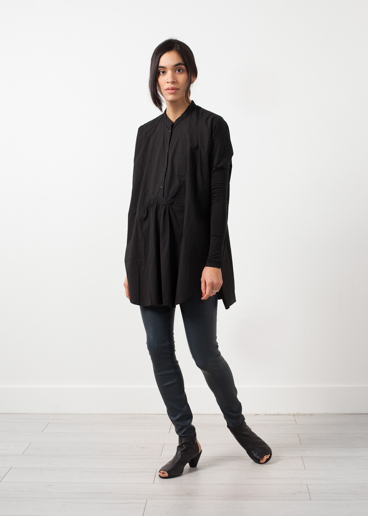 Oversized Bibbed Blouse - formtest11