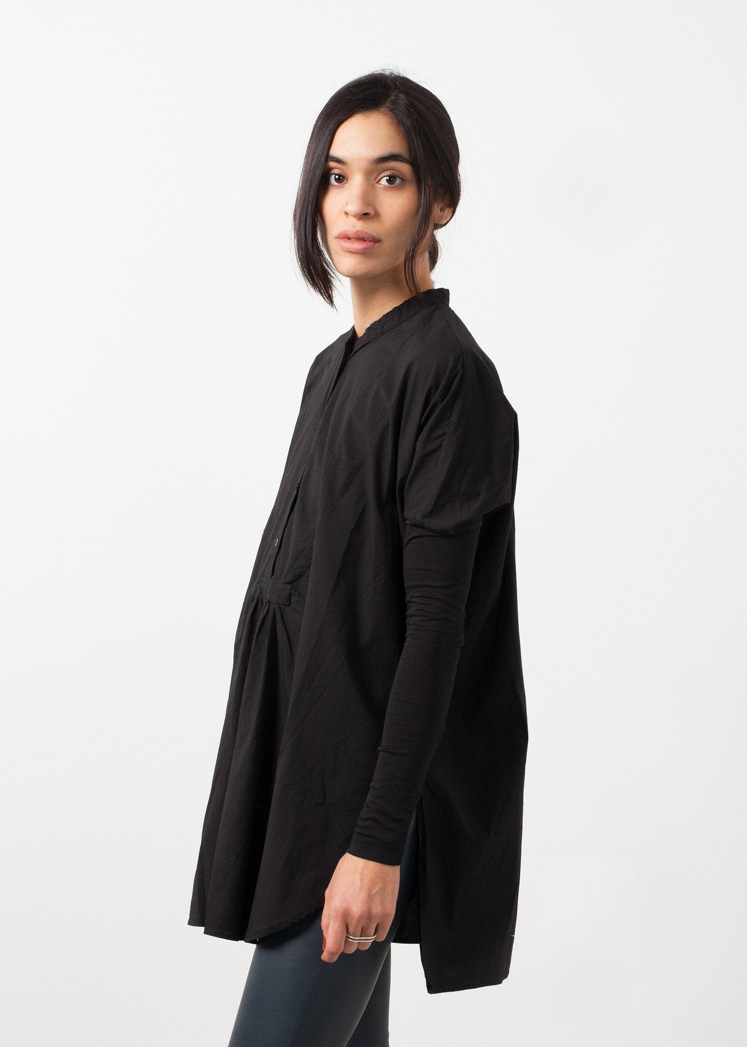 Oversized Bibbed Blouse - formtest11