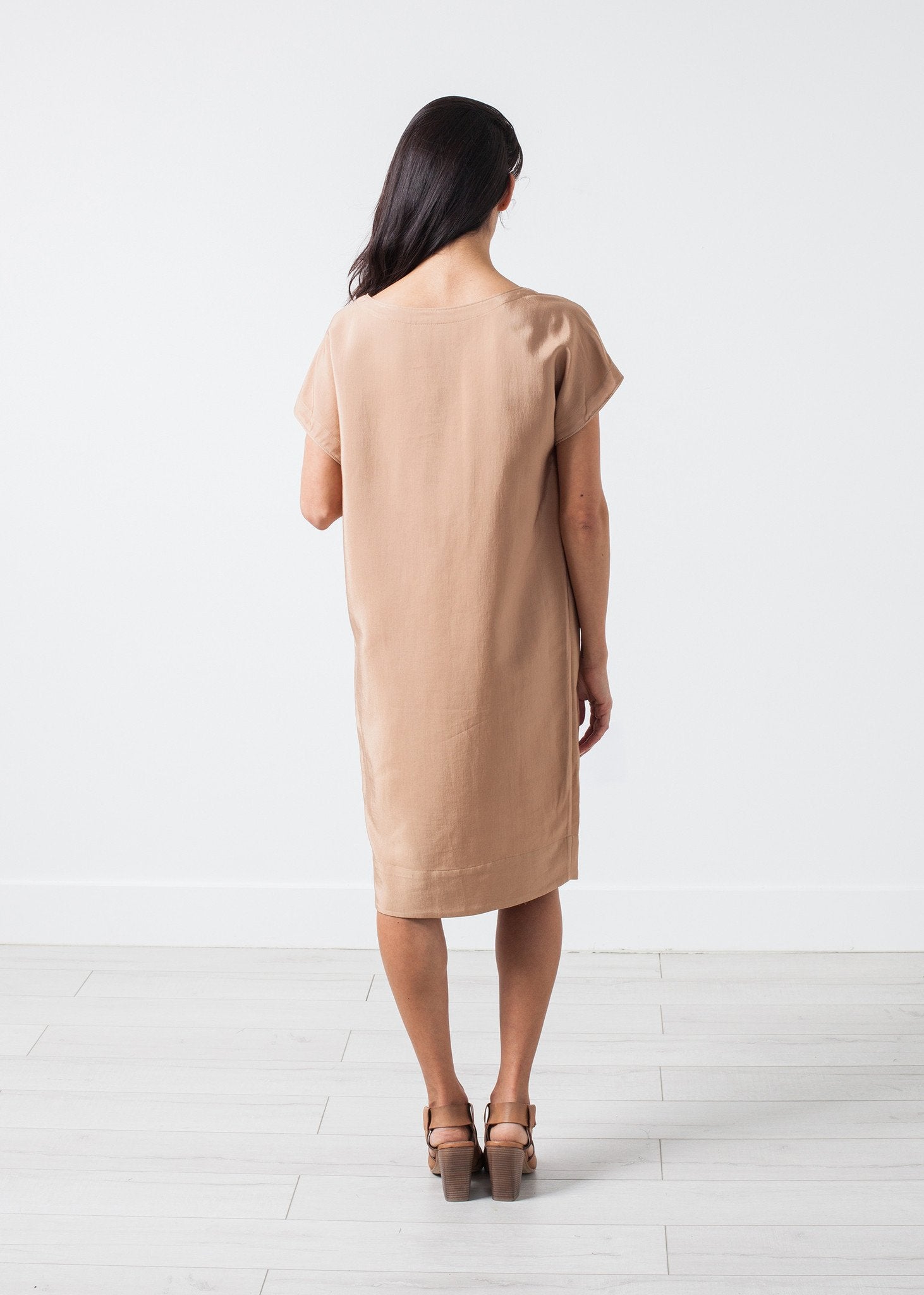Philomene Dress in Camel - formtest11