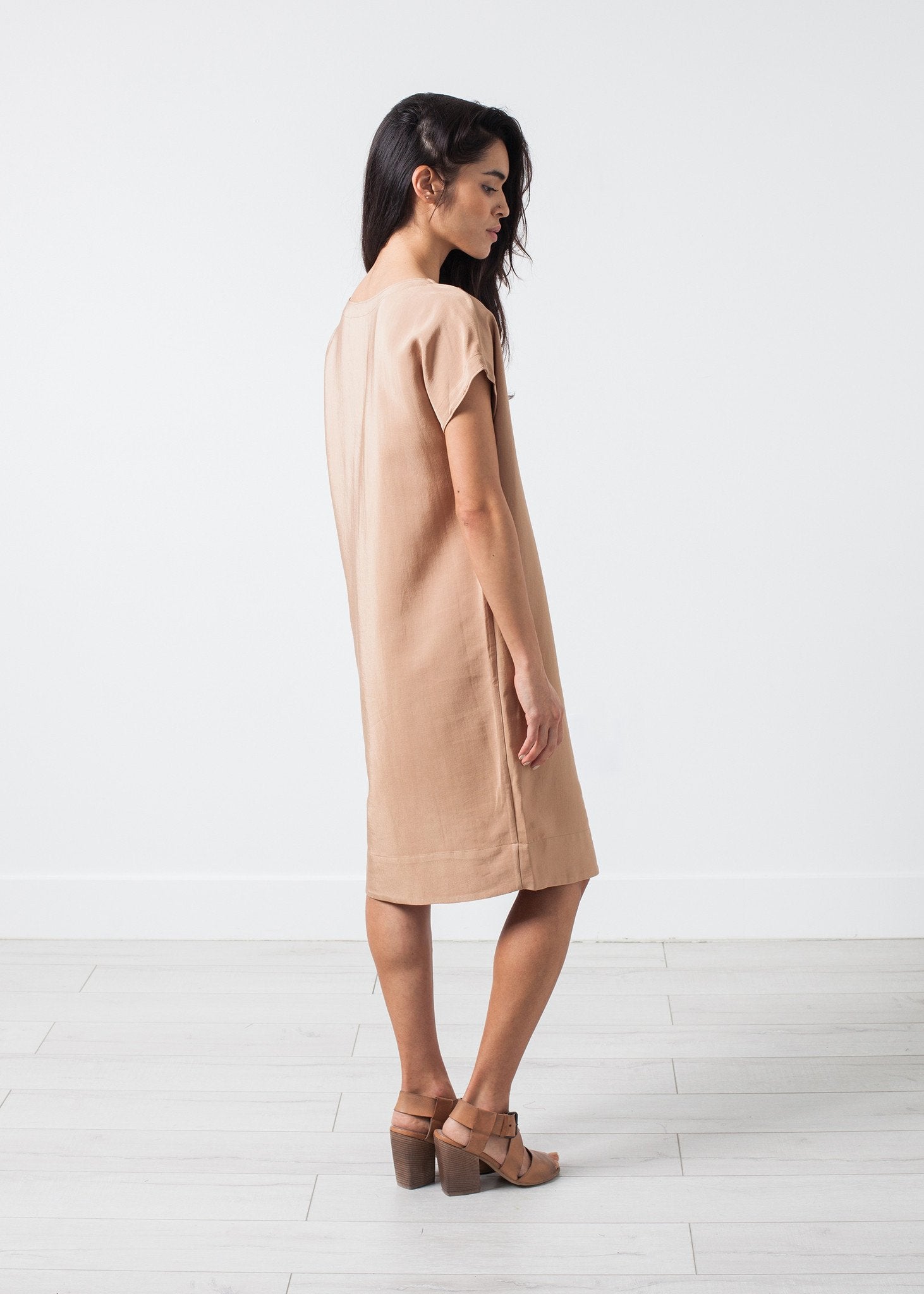 Philomene Dress in Camel - formtest11