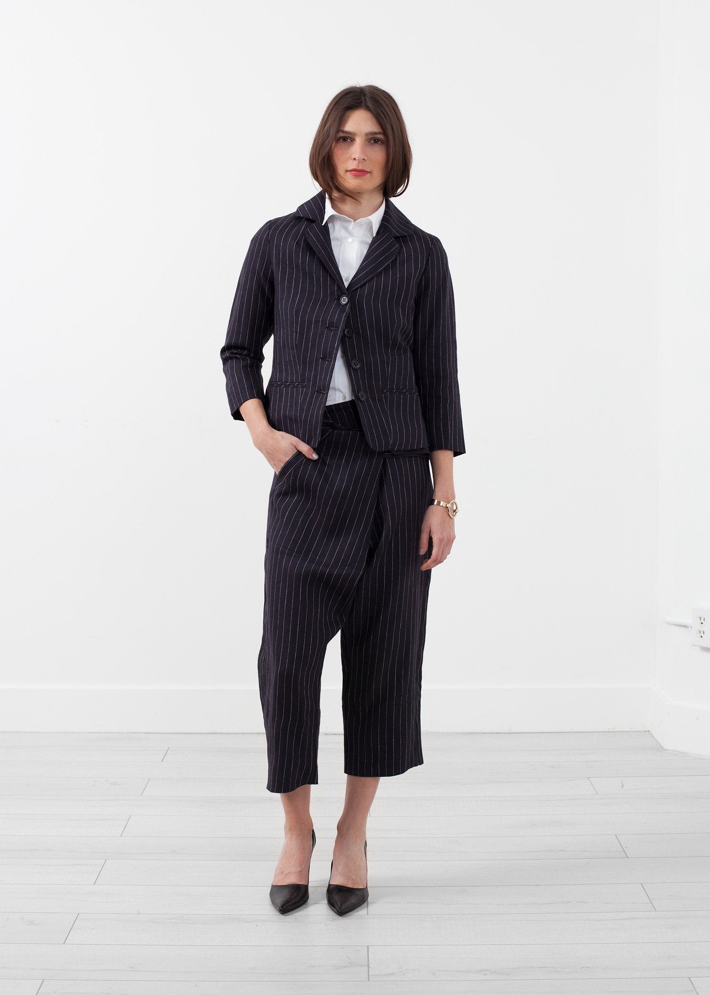 Pinstripe Blazer - formtest11