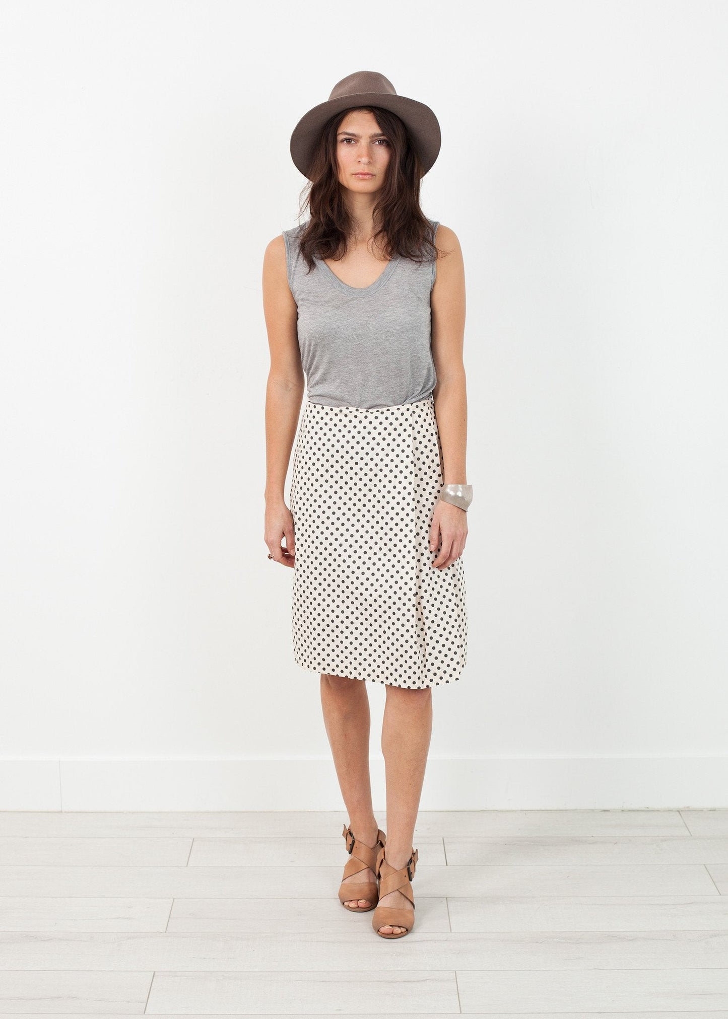 Pleated Skirt in Glitter Dots - formtest11