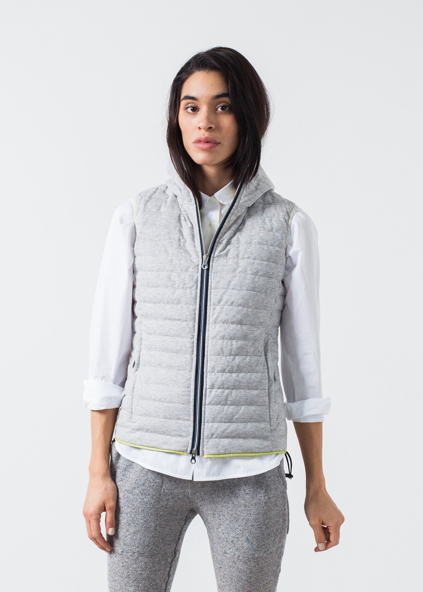 Primula Vest in Light Grey - formtest11