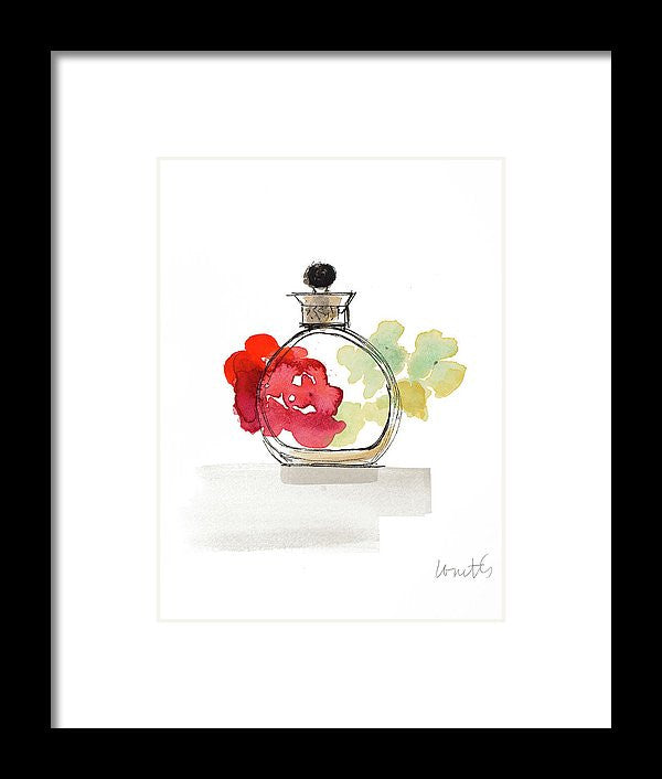 Crystal Water Perfume Iii Framed Print của Lanie Loreth