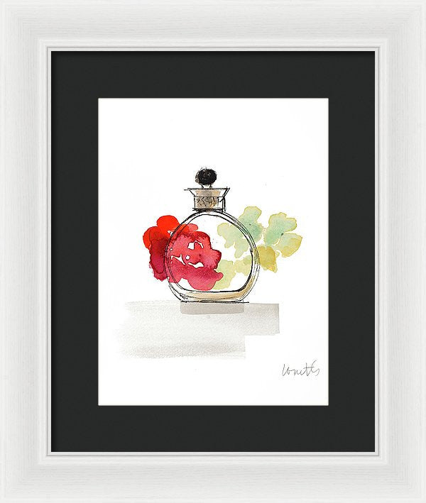 Crystal Water Perfume Iii Framed Print của Lanie Loreth