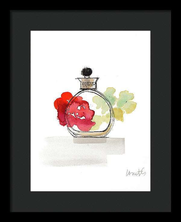 Crystal Water Perfume Iii Framed Print của Lanie Loreth