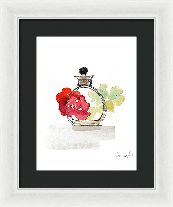 Crystal Water Perfume Iii Framed Print của Lanie Loreth