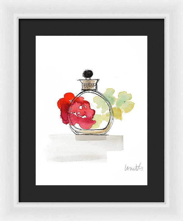 Crystal Water Perfume Iii Framed Print của Lanie Loreth