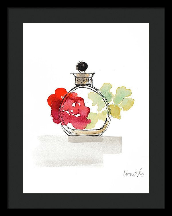 Crystal Water Perfume Iii Framed Print của Lanie Loreth