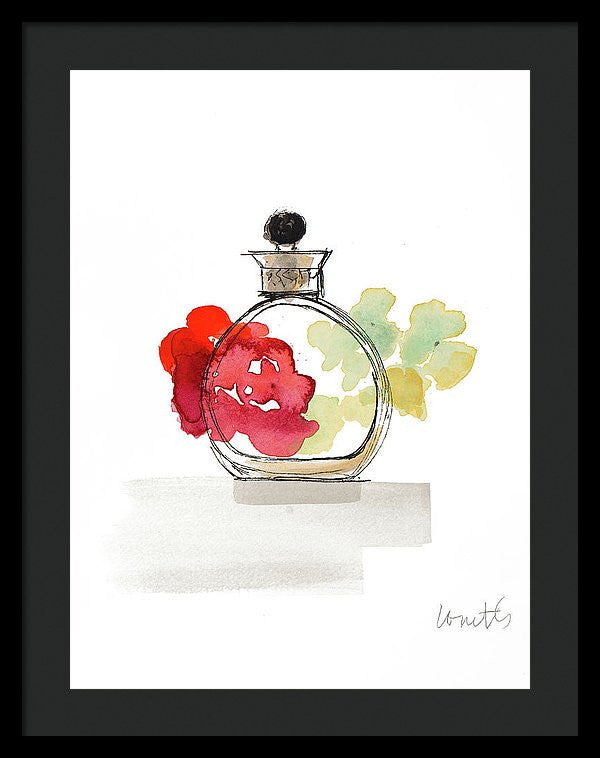 Crystal Water Perfume Iii Framed Print của Lanie Loreth