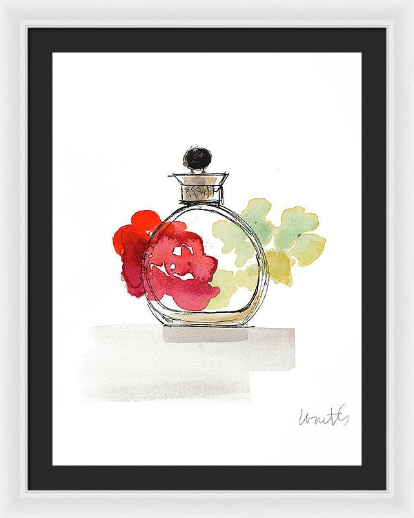 Crystal Water Perfume Iii Framed Print của Lanie Loreth