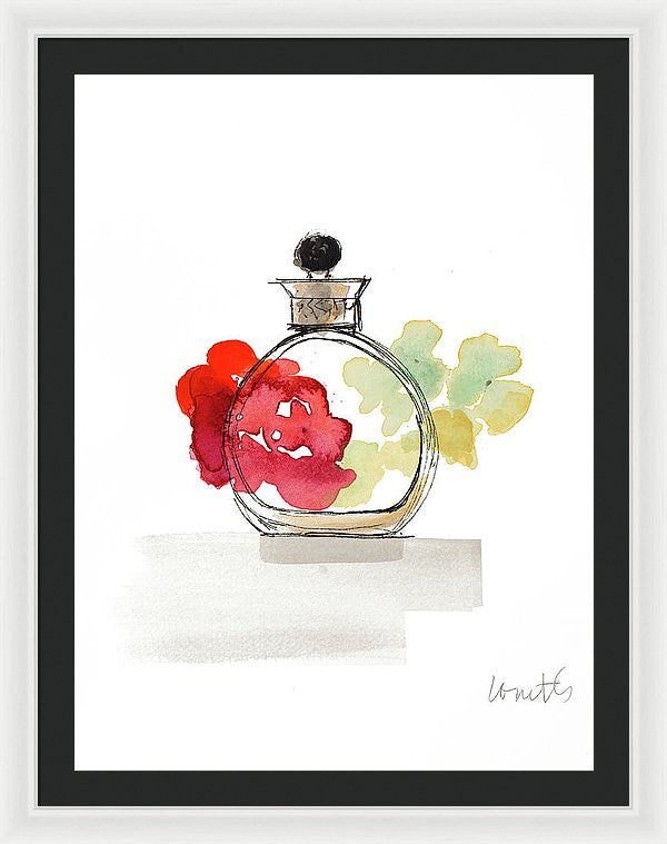 Crystal Water Perfume Iii Framed Print của Lanie Loreth