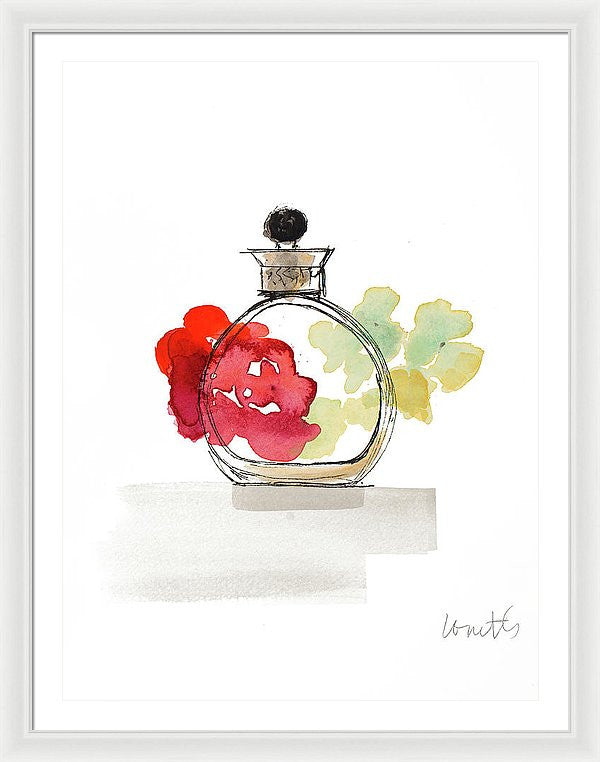 Crystal Water Perfume Iii Framed Print của Lanie Loreth