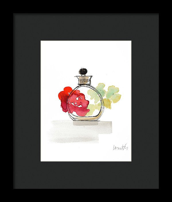 Crystal Water Perfume Iii Framed Print của Lanie Loreth