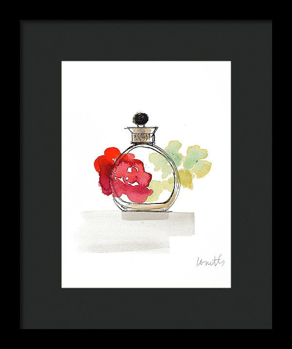 Crystal Water Perfume Iii Framed Print của Lanie Loreth