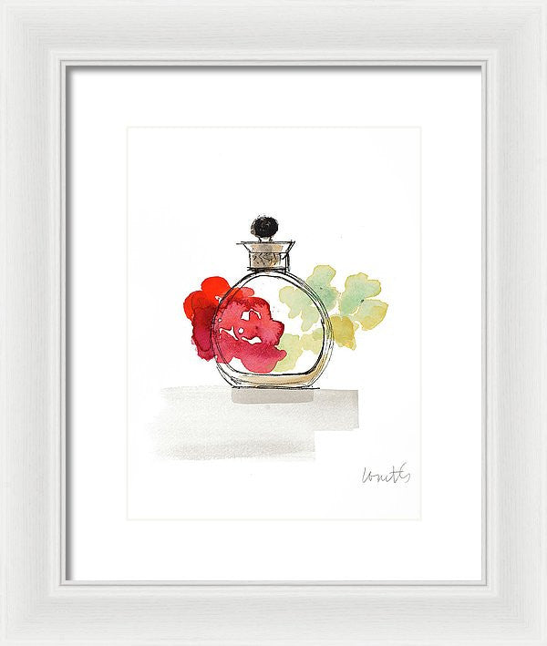 Crystal Water Perfume Iii Framed Print của Lanie Loreth