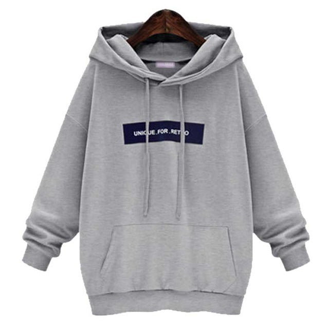 Sweatshirts Female Hoodie Pink & Gray Plus Size Sweatshirt Hoodies Women Long Sleeves Hoody For Women Thicken Hooded Sweatshirt