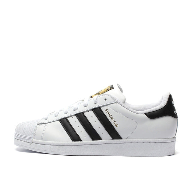 Original New Arrival Official Adidas Men's and Women's Superstar Classics Unisex Skateboarding Shoes Sneakers