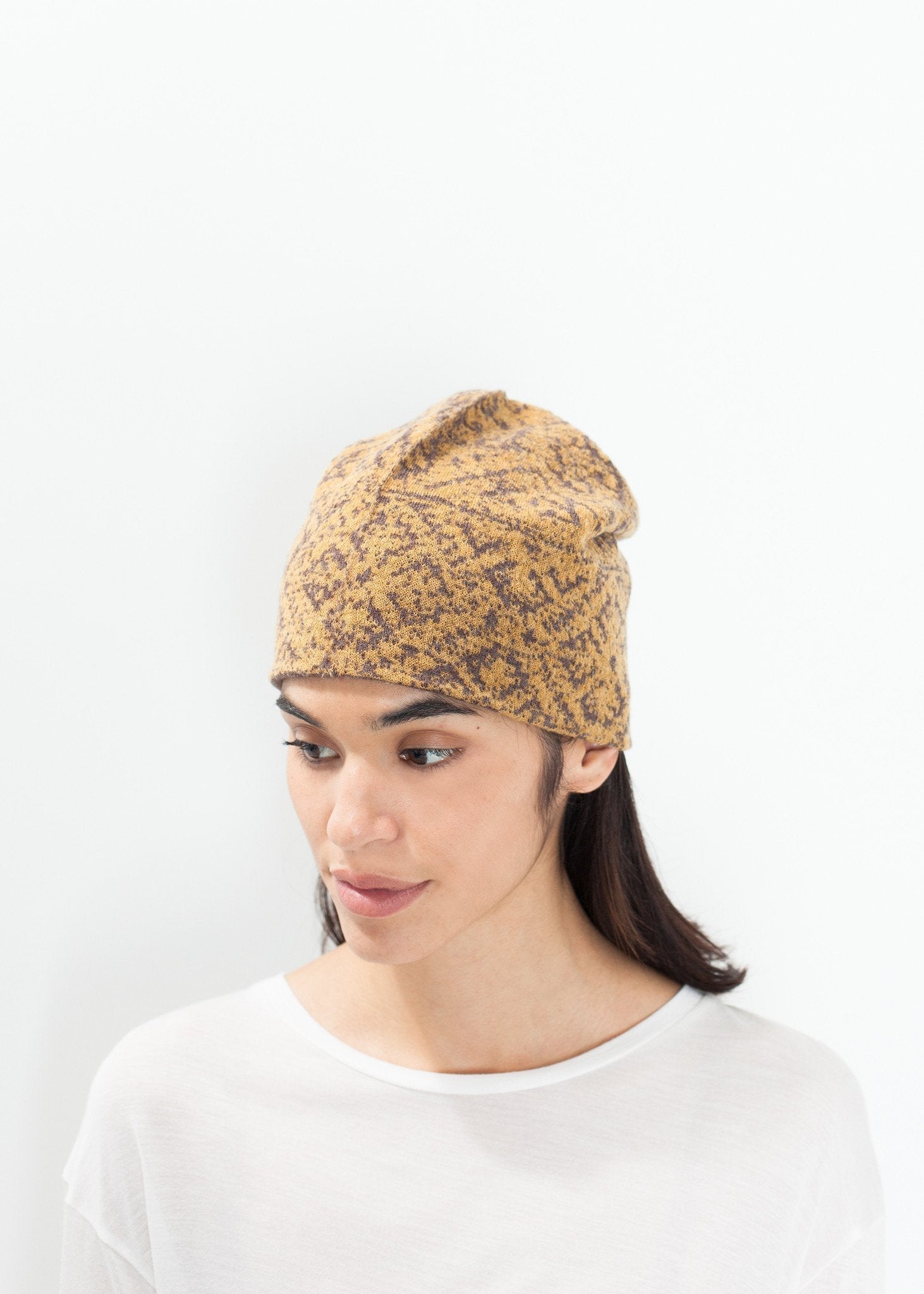 Reversible Beanie in Amber - formtest11