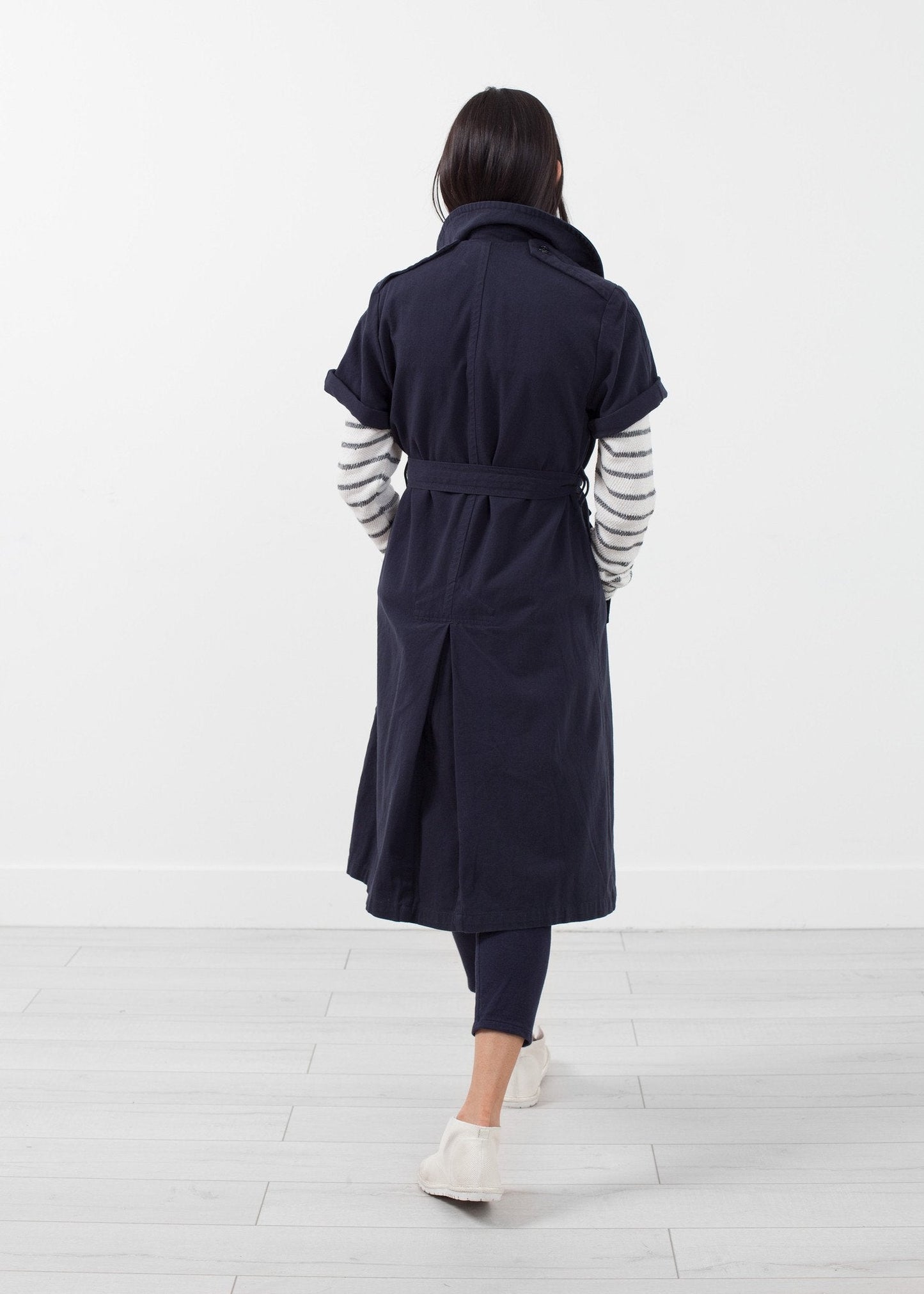 Rolled Sleeve Trenchcoat - formtest11