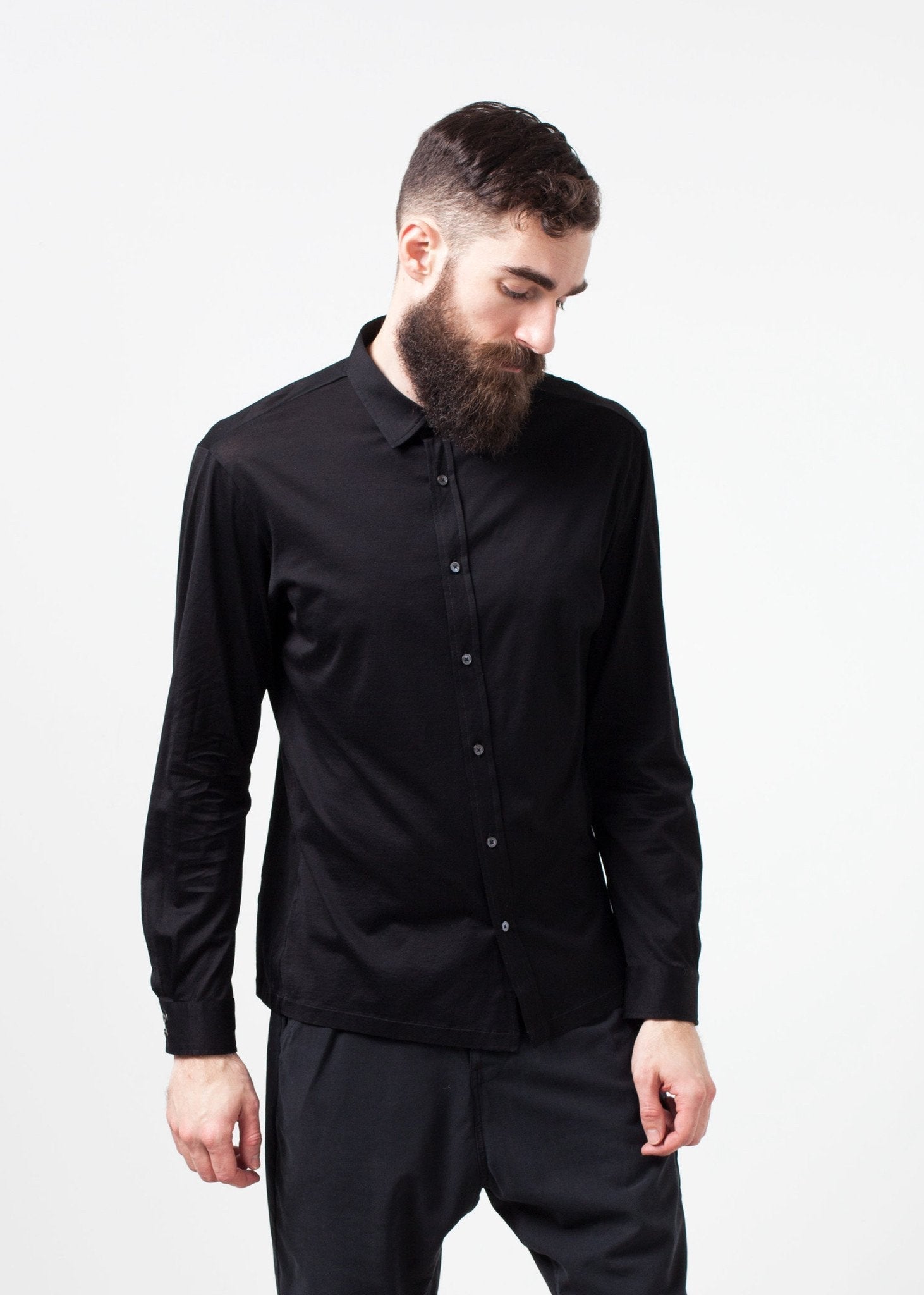 Scotland Button-Up in Black - formtest11