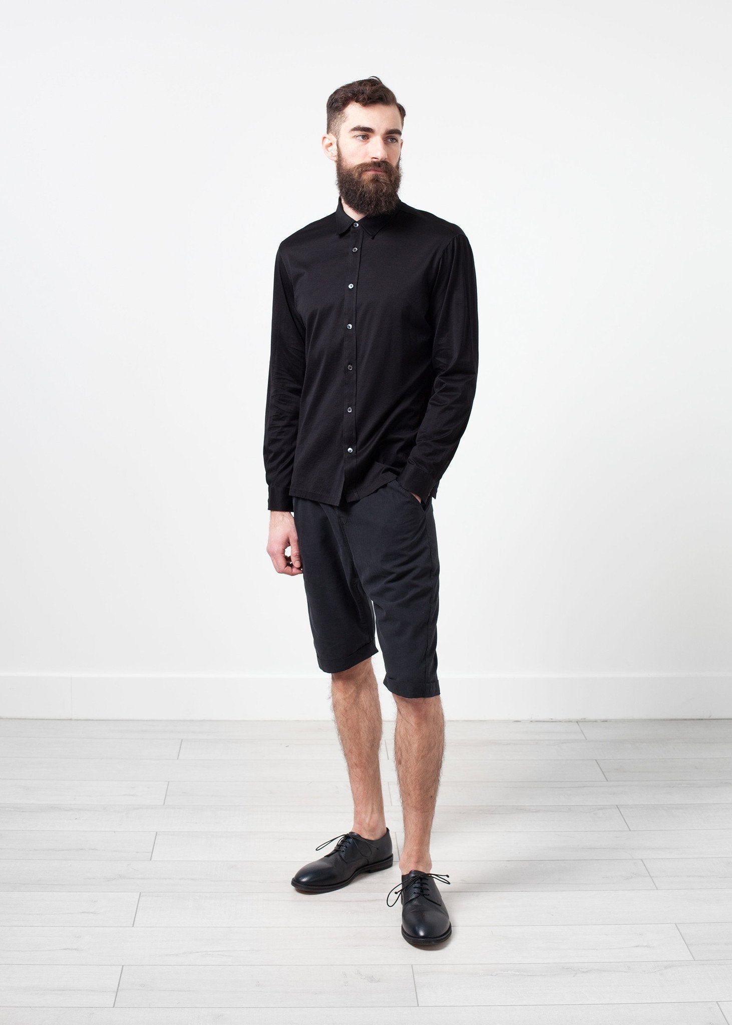 Scotland Button-Up in Black - formtest11