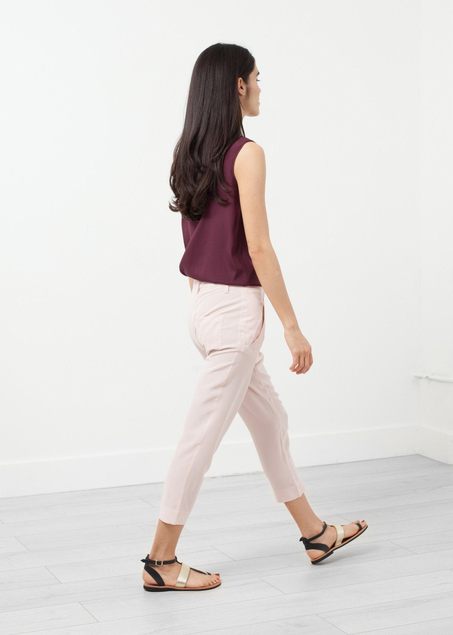 Silk Drop Crotch Pant - formtest11