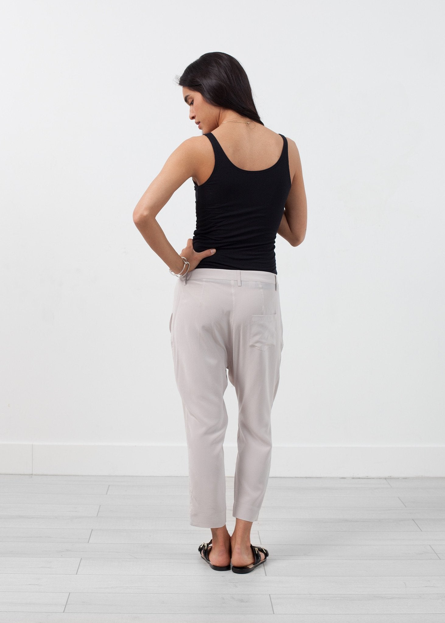 Silk Drop Crotch Pant - formtest11