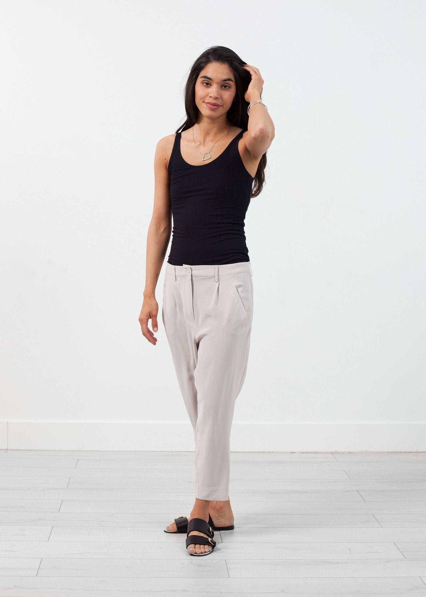 Silk Drop Crotch Pant - formtest11