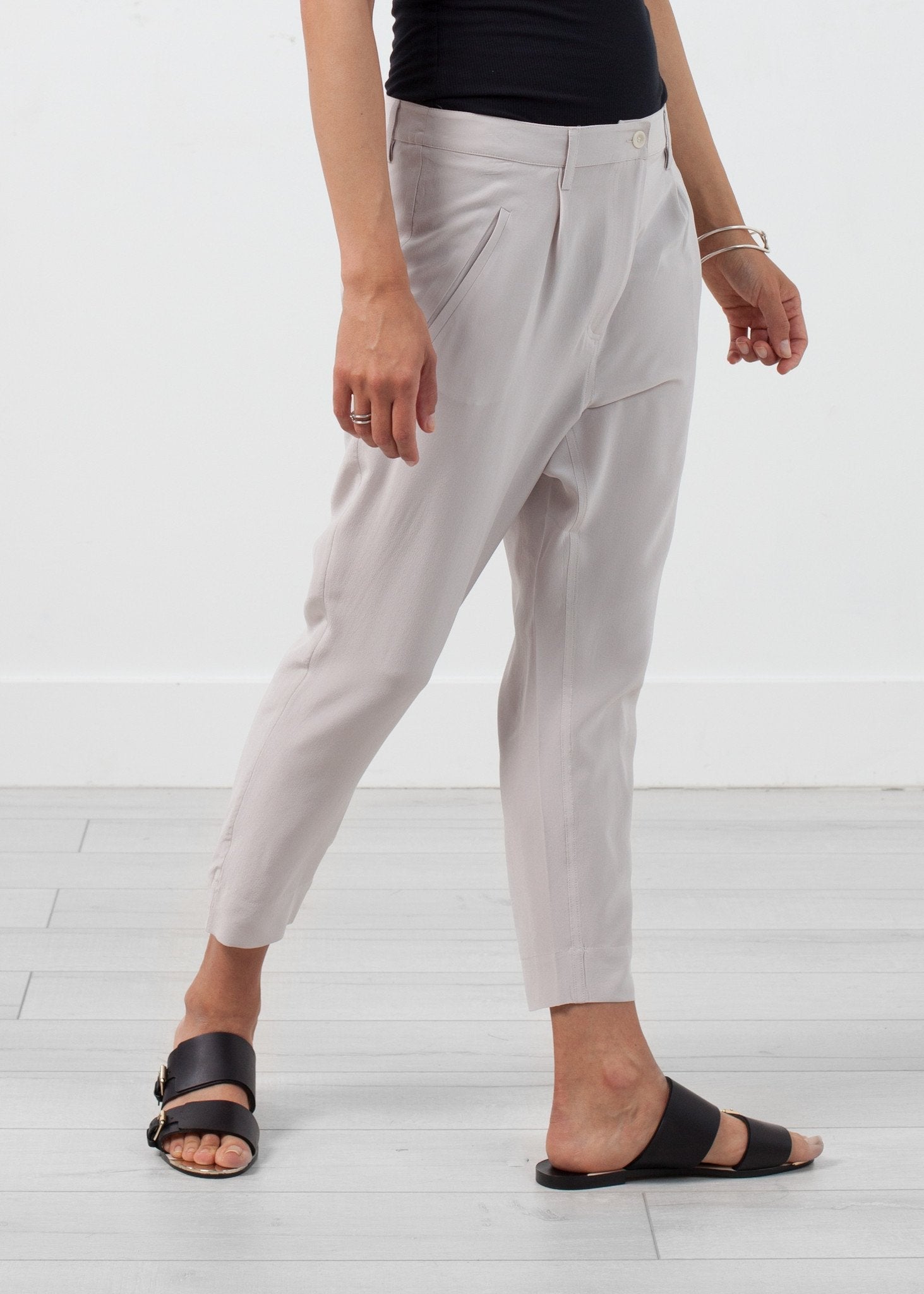 Silk Drop Crotch Pant - formtest11