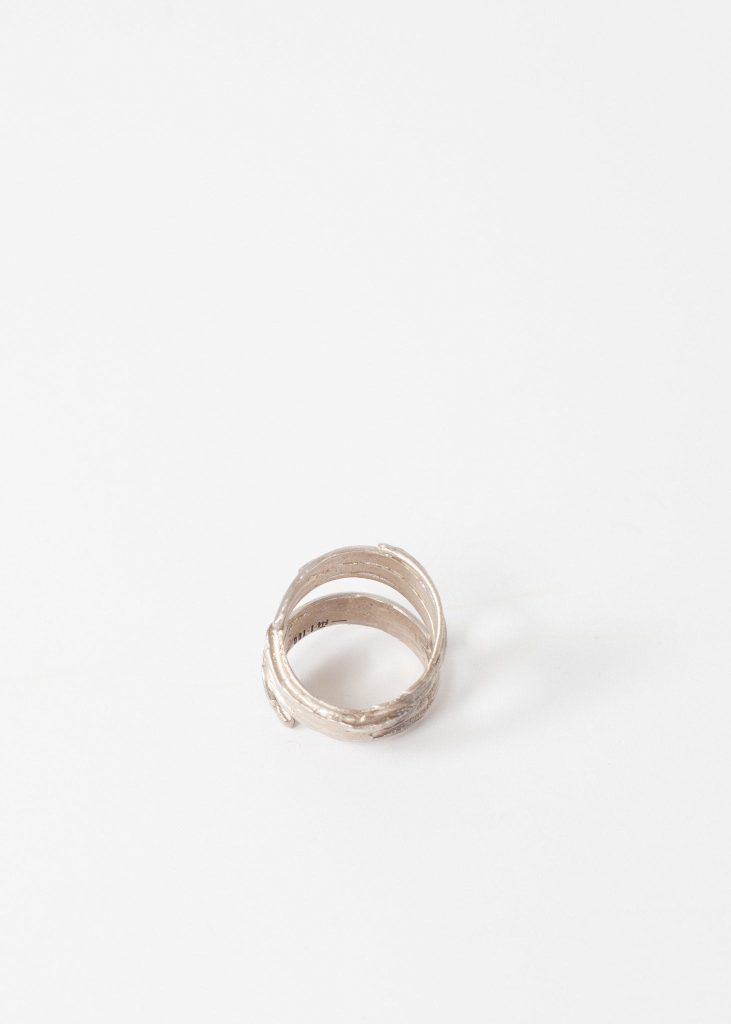 Silver Coil Ring in Sterling - formtest11